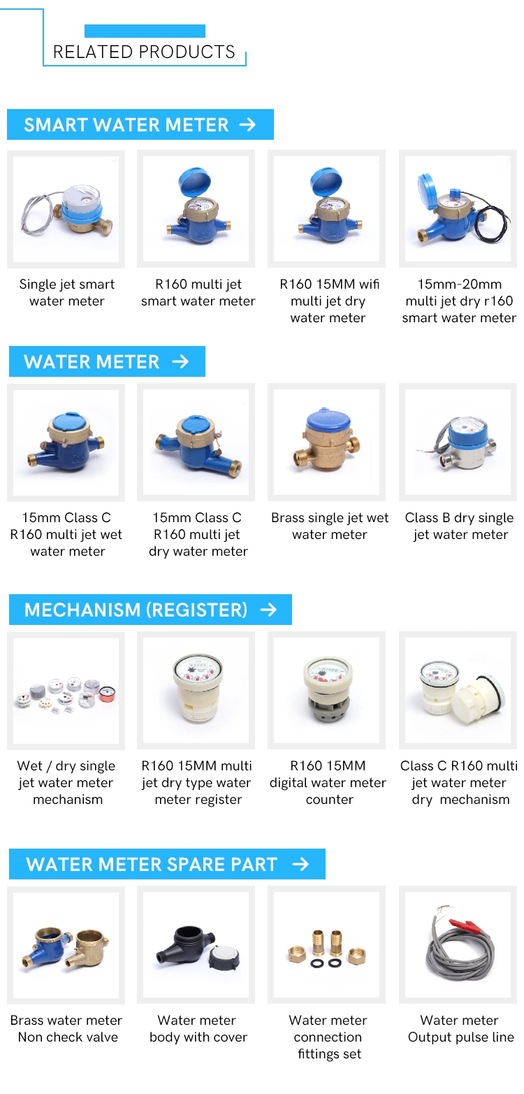 R160 Multi Jet Dry Type Water Meter with AMR (NX-1)