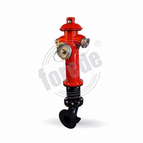 Gruppo idrante antincendio rivestito DN 100